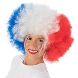 Perruque XXXL afro Supporter France