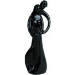 Petit Couple Harmony NOIR brillant, 8 cm