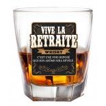 Verre à Whisky Retraite (avec blister)