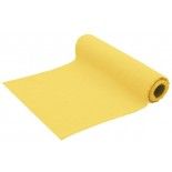 Chemin de table Coton Lavé 5m, Jaune