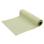 Chemin de table Coton Lavé 5m, vert Sauge