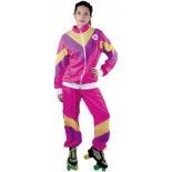 Party Pro 865114, Jogging 80's rose adulte