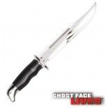 Couteau argent chromé Ghost Face 33cm