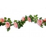 Guirlande de Roses ROSES et feuillage 1m50