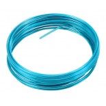 Fil aluminium souple 5m, turquoise