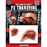 Chaks FXTM-508, Transfert 3D rouge Gouged, Joue arrachée
