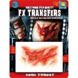 Chaks FXTM-521, Transfert 3D rouge Sore Throat, Egorgement