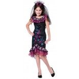 Chaks H4170128, Déguisement Day of the Dead Girl 128cm, 7-9 ans