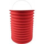 Lampion cylindrique 16cm Rouge