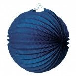 Party Pro 502130L, Lampion rond Bleu Marine 30 cm