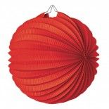 Party Pro 502190M, Lampion rond Rouge 20 cm