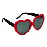 Lunettes Coeur rouge