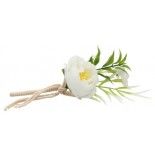 Mini-bouquet Pivoine 15cm Blanche