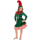 Chaks N1020128, Déguisement Dame Lutin enfant 128cm, 7-9 ans