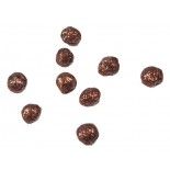 DIGE n27gr03/17 - Un sachet de 60 mini boules pailletées Ø1cm, chocolat