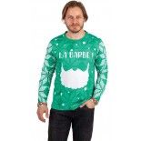 P'TIT Clown re22797, T-shirt de Noël - La barbe ! taille L/XL