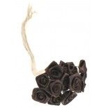 Sachet de 72 mini-roses satin (6 x 12 FL520) - Chocolat
