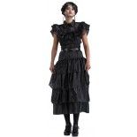 Robe de Bal noire Mercredi™ adulte, M