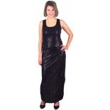 Déguisement Robe Glamour sequins NOIRS, adulte