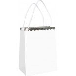 Party Pro 913BSA, Lot de 4 Sacs en papier Blanc 29 x 15 cm