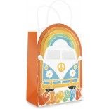 Party Pro 913FPSA, Set de 4 sacs en papier Hippy Party