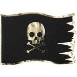 Party Pro 913114, Sachet de 16 serviettes drapeau de pirate