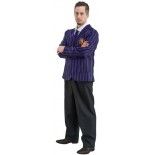 Uniforme Homme dans Mercredi™ noir/violet adulte, L