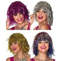 Perruque Disco Fluo - Perruques Femmes Flashy Le Deguisement.com