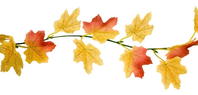 Guirlande de feuilles d'automne artificielles (54.46.14) - Art From Italy